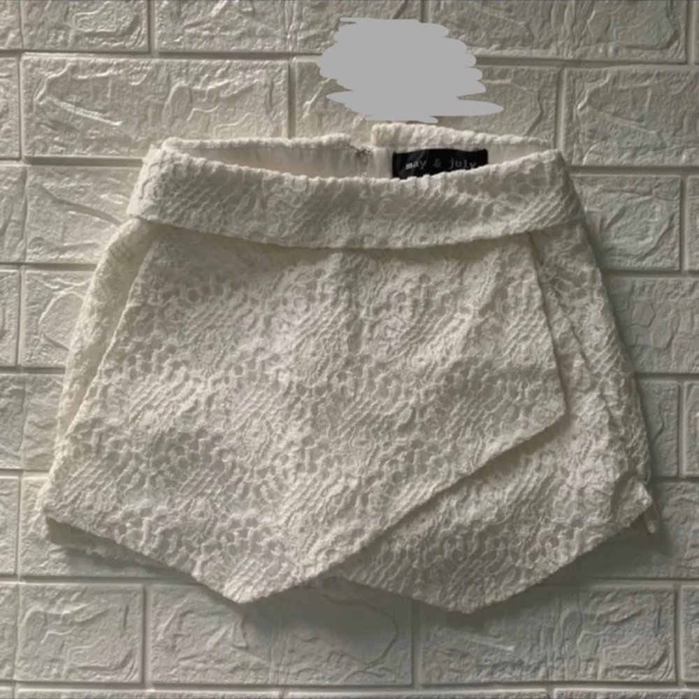 Crochet Mini Skort w/ Pockets
